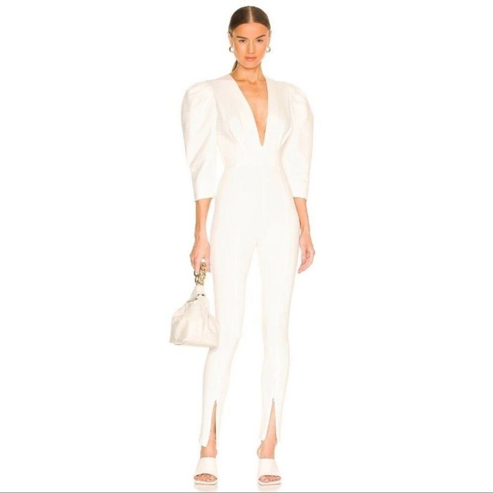 NONchalant Label Jaleen Catsuit in White